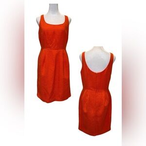 Ann Taylor Vibrant Orange Mini Dress